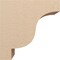 Ekena Millwork 12"W x 24"D x 24"H Classic Newport Rough Cedar Woodgrain TimberThane Corbel, Primed Tan CORUR12X24X24NEWRCPR - alternate 4